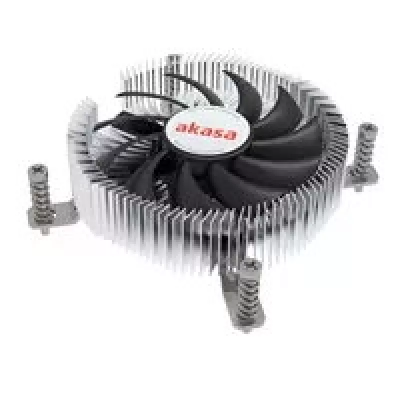 CPU aušintuvas Akasa Al LGA1700 ploniems Mini-ITX kompiuteriams — žemo profilio aliuminio radiatorius