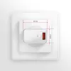 Axagon ACU-QC19W sieninis įkroviklis 1x QC3.0/AFC/FCP/SMART 19W baltas
