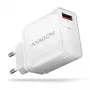 Axagon ACU-QC19W sieninis įkroviklis 1x QC3.0/AFC/FCP/SMART 19W baltas