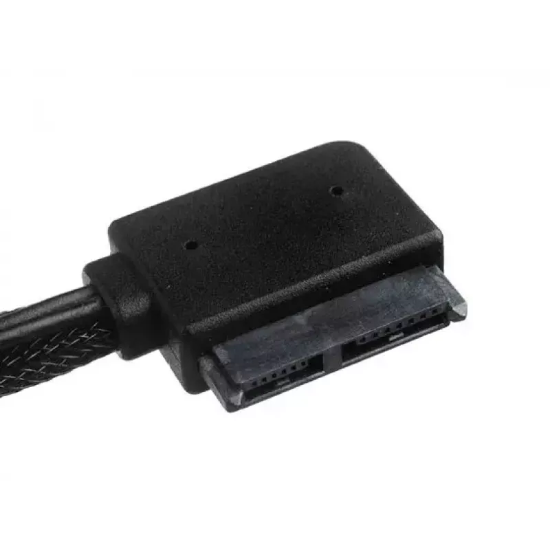 Laidas Sidabrinėstone CP10 0,5 m SATA 6 kontaktų Slimline vyriškas