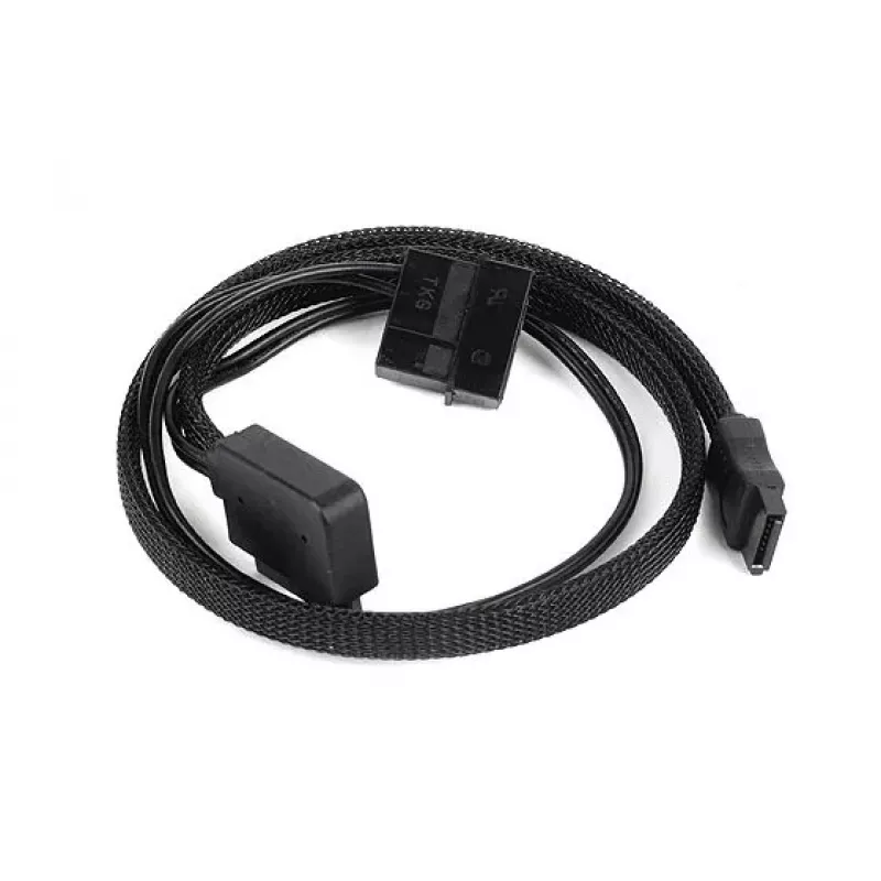 Laidas Sidabrinėstone CP10 0,5 m SATA 6 kontaktų Slimline vyriškas