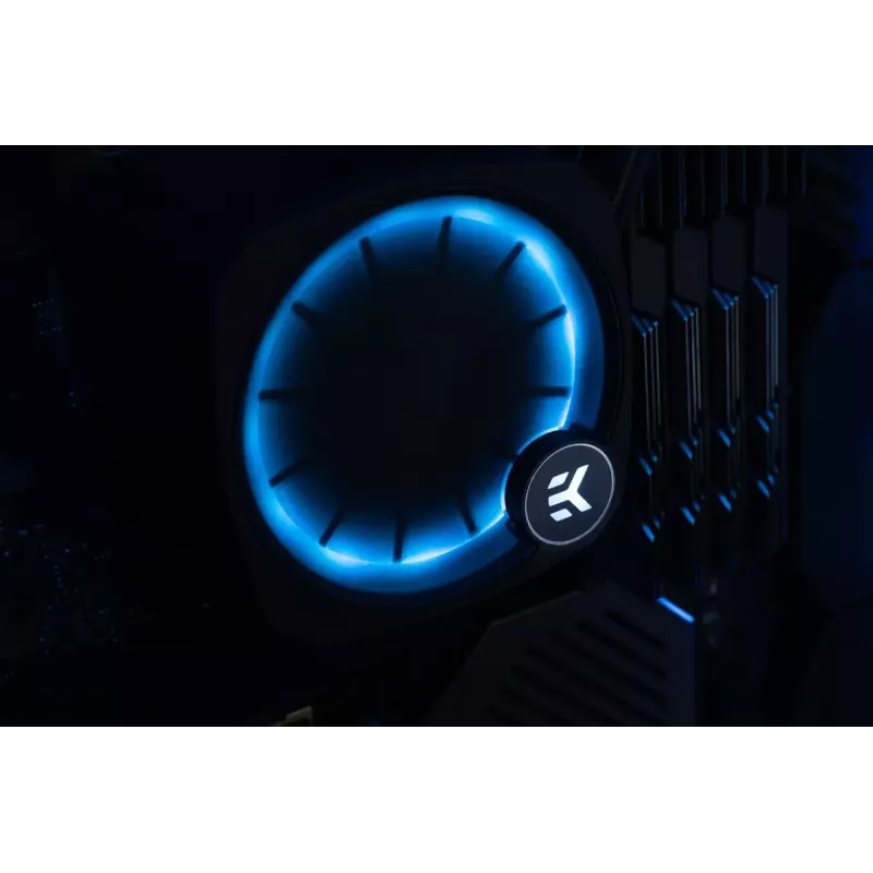 Skysčio aušintuvas EK Water Blocks Nucleus AIO CR360 Lux D-RGB 12 cm juodas
