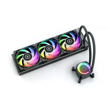Skysčio aušintuvas EK Water Blocks Nucleus AIO CR360 Lux D-RGB 12 cm juodas