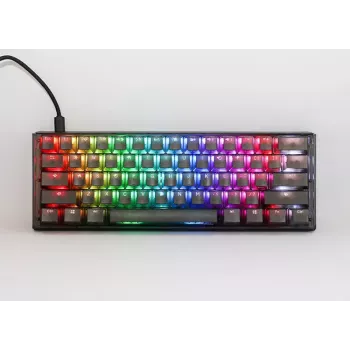 Ducky One 3 Mini klaviatūra, žaidimų, USB, juoda, mechaninė, RGB LED