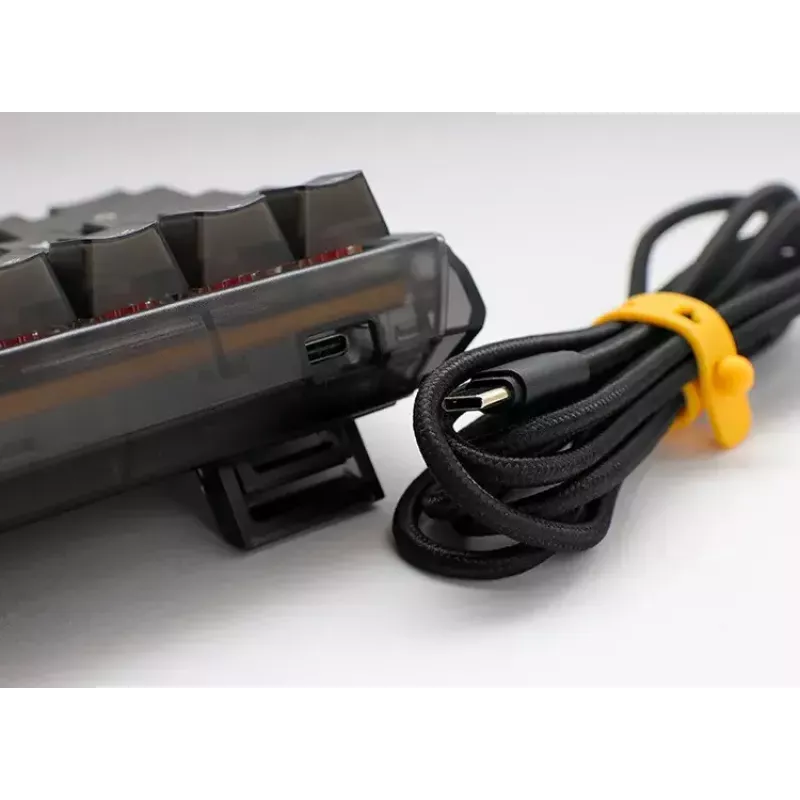 Ducky One 3 Mini klaviatūra, žaidimų, USB, juoda, mechaninė, RGB LED