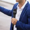 Rankinis kondensatorinis mikrofonas RØDE Interview Pro — visakryptis, 48 kHz/32 bitų, 32 GB, belaidis, iki 200 m, juodas