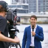 Rankinis kondensatorinis mikrofonas RØDE Interview Pro — visakryptis, 48 kHz/32 bitų, 32 GB, belaidis, iki 200 m, juodas