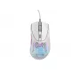 Glorious Gaming Glorious Model D 2 Wired - matinė balta, dešiniarankė, optinė, USB Type-A, 26000 DPI, balta