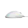 Glorious Gaming Glorious Model D 2 Wired - matinė balta, dešiniarankė, optinė, USB Type-A, 26000 DPI, balta