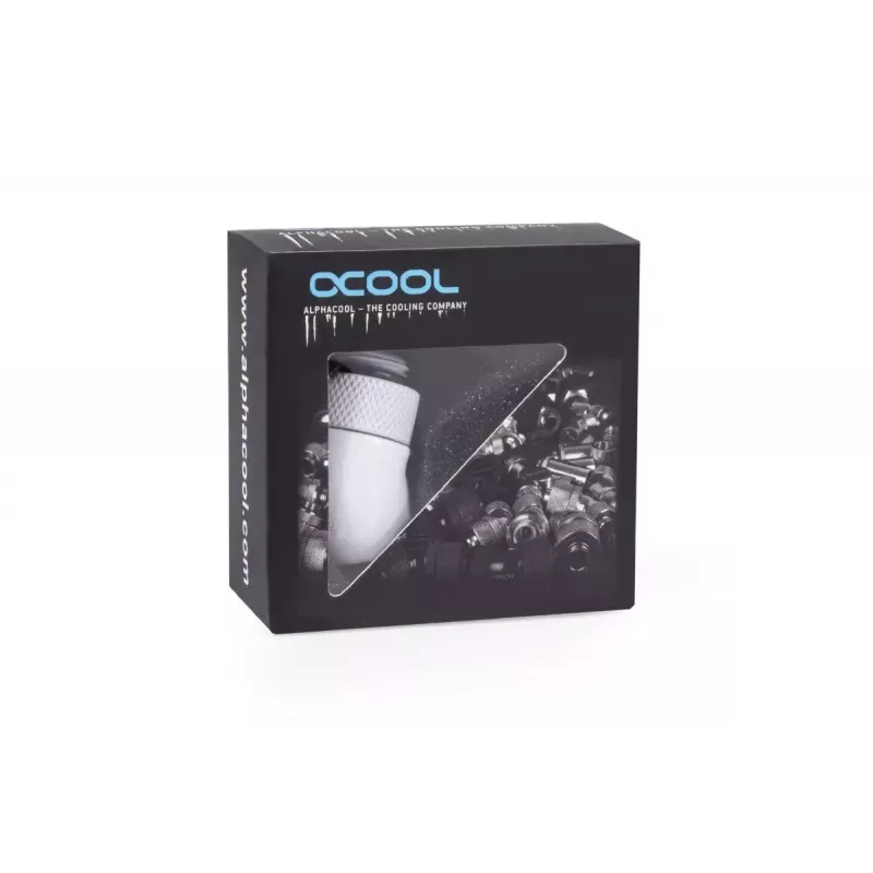 Montavimo rinkinys Alphacool Eiszapfen kampinis adapteris 45° pasukamas G1/4