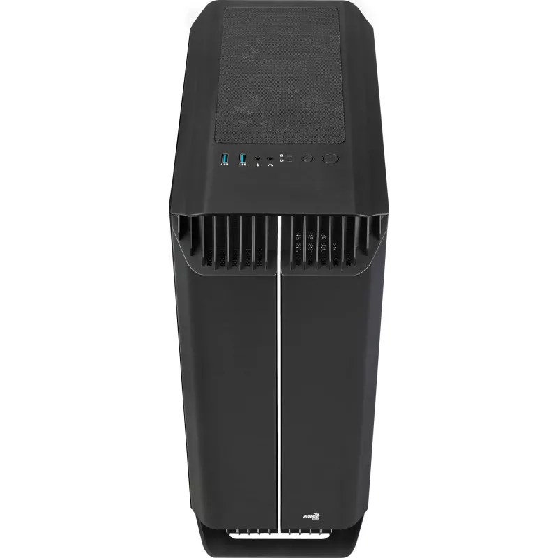 Aerocool GLADIATOR DUO ATX žaidimų korpusas su 3x ARGB 12cm ventiliatoriais, Midi Tower, PC, juodas, ATX, micro ATX, Mini-ITX, ABS, SPCC, žaidimams