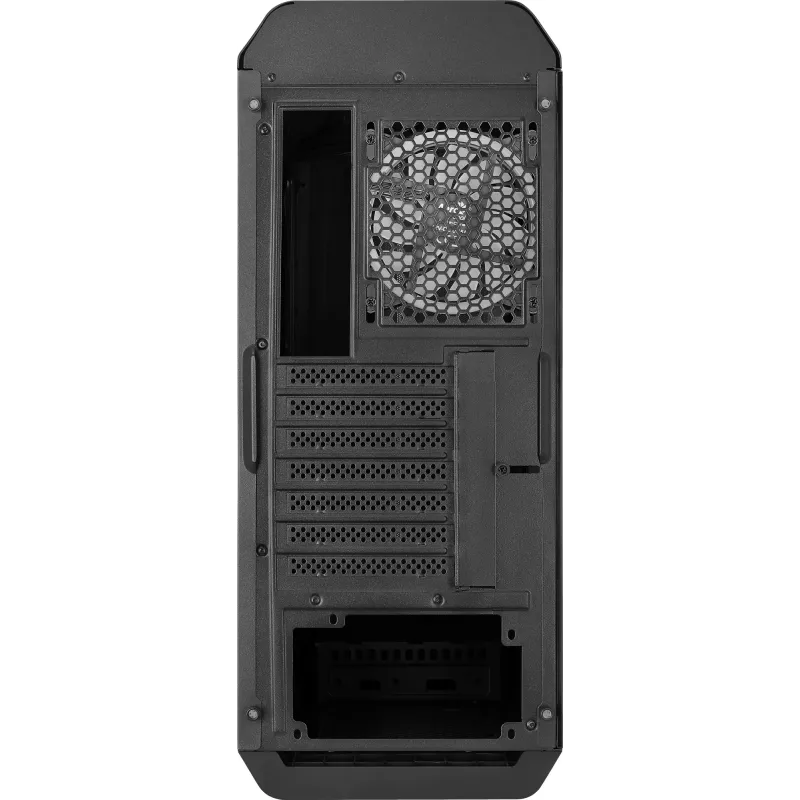 Aerocool GLADIATOR DUO ATX žaidimų korpusas su 3x ARGB 12cm ventiliatoriais, Midi Tower, PC, juodas, ATX, micro ATX, Mini-ITX, ABS, SPCC, žaidimams