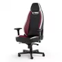 Žaidimų kėdė noblechairs LEGEND Paminkštinta sėdynė Juoda Raudona Balta 150 kg