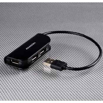 Axagon HUE-X4B sąsajos šakotuvas USB 2.0 480 Mbit/s juodas