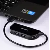 Axagon HUE-X4B sąsajos šakotuvas USB 2.0 480 Mbit/s juodas