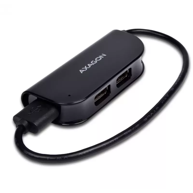 Axagon HUE-X4B sąsajos šakotuvas USB 2.0 480 Mbit/s juodas