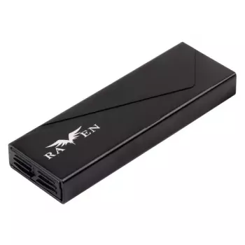SSD korpusas Sidabrinėstone SST-RVS03 M.2 Juodas USB Type-C 10 Gbit/s