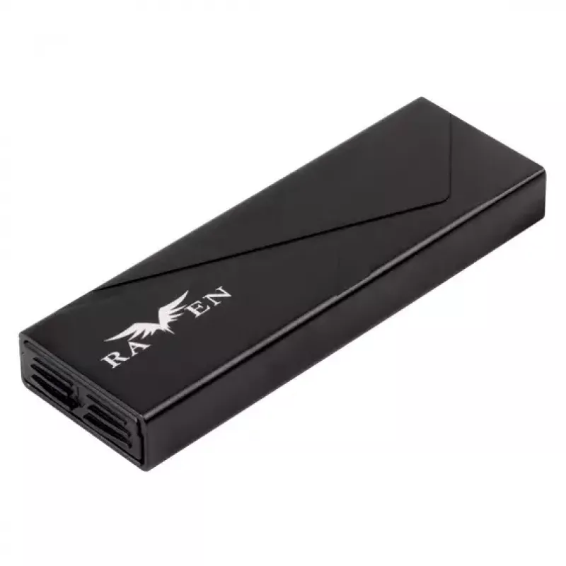 SSD korpusas Sidabrinėstone SST-RVS03 M.2 Juodas USB Type-C 10 Gbit/s