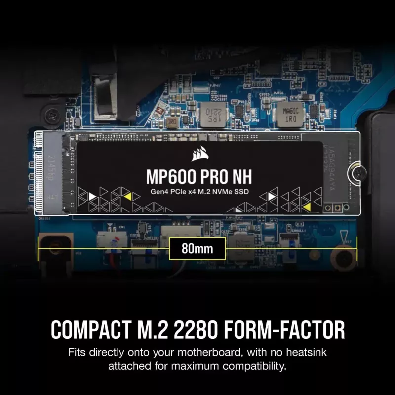 CORSAIR SSD - 2TB - MP600 Pro Nh PCI-E 4.0 (gen 4) x4 NVMe M.2