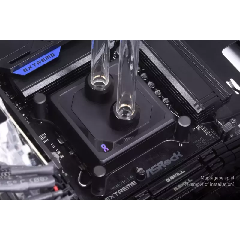 Vandens blokas Alphacool 13082 Žalvaris Varis Juodas 70 mm
