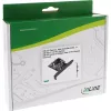 InLine sąsajos kortelė, USB 3.2 Gen.2x2, 1x USB-C, PCIe x4, PCIe, žemo profilio, PCIe 4.0, 100 mm, 1.28 mm, 120 mm