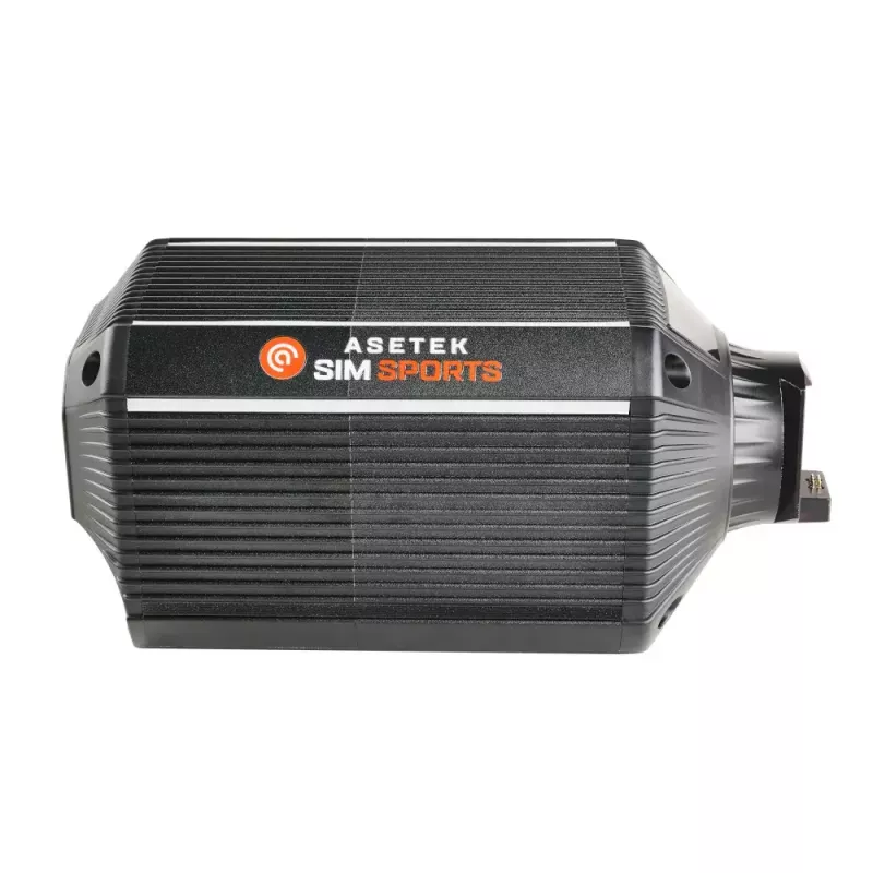 Vairo bazė Asetek 40-020-0020003 — žaidimų vairo bazė, 400 W, PC, juoda/balta, 132×293×133 mm