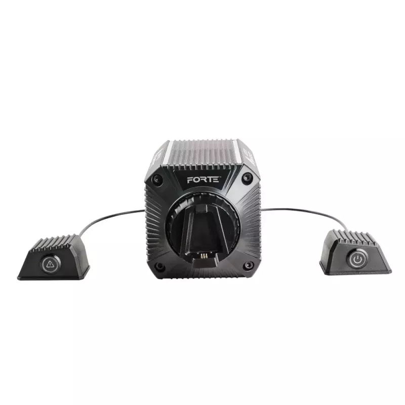 Vairo bazė Asetek 40-020-0020003 — žaidimų vairo bazė, 400 W, PC, juoda/balta, 132×293×133 mm