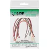 InLine ventiliatoriaus adapterio laidas Y tipo kabelis 3 kontaktų Molex lizdas / 6x 3 kontaktų Molex kištukas