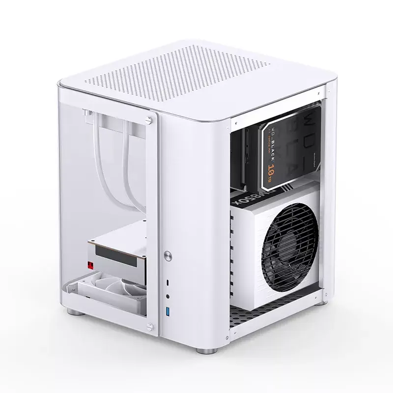 Kompiuterio korpusas Jonsbo TK-1 2.0 Mini Tower baltas