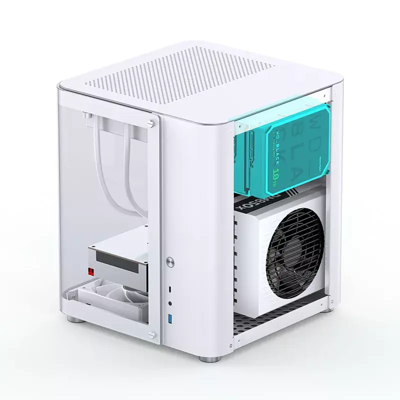 Kompiuterio korpusas Jonsbo TK-1 2.0 Mini Tower baltas