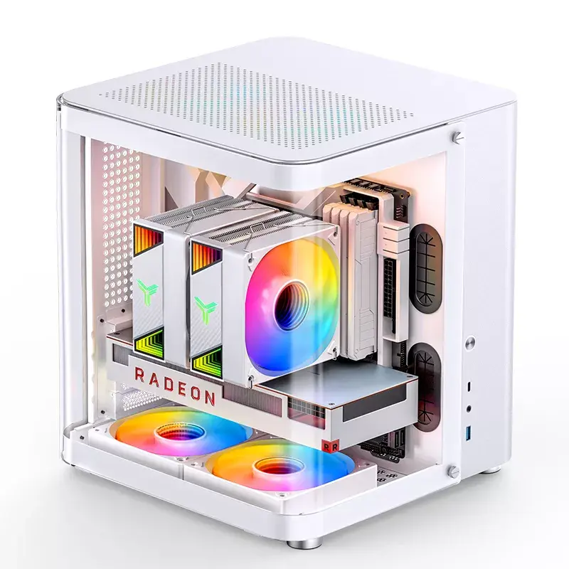 Kompiuterio korpusas Jonsbo TK-1 2.0 Mini Tower baltas