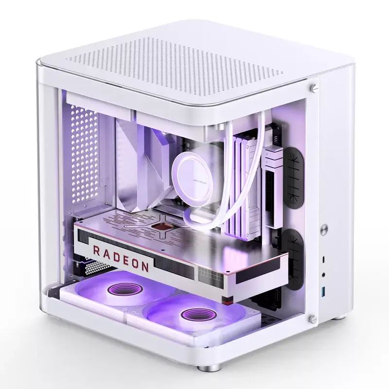Kompiuterio korpusas Jonsbo TK-1 2.0 Mini Tower baltas