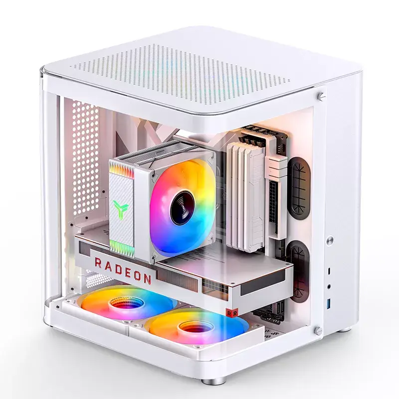 Kompiuterio korpusas Jonsbo TK-1 2.0 Mini Tower baltas