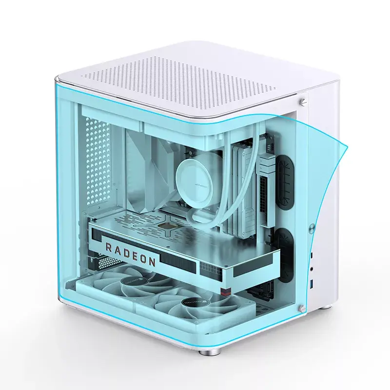 Kompiuterio korpusas Jonsbo TK-1 2.0 Mini Tower baltas