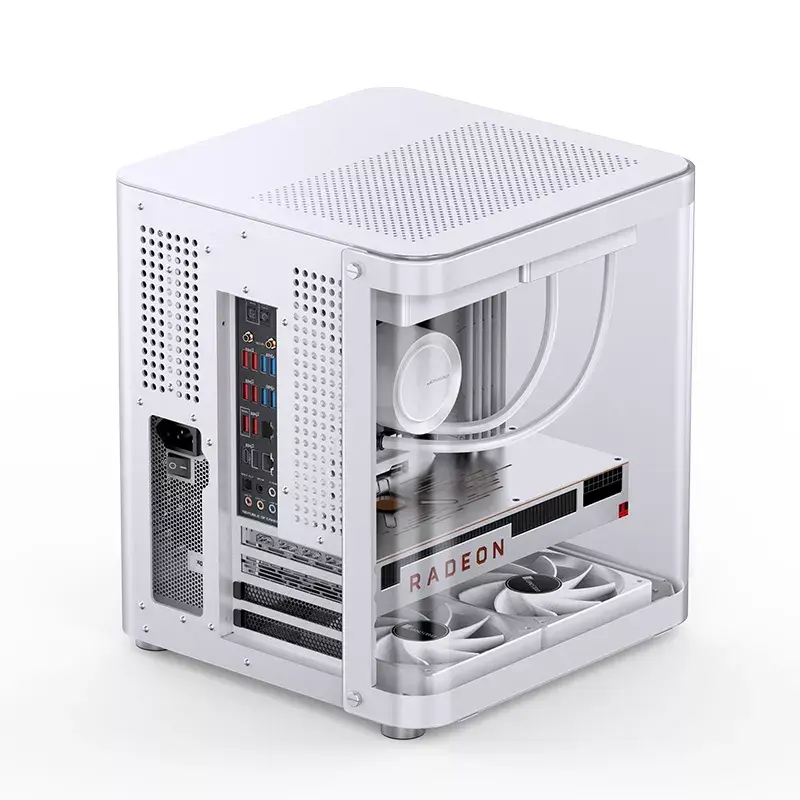 Kompiuterio korpusas Jonsbo TK-1 2.0 Mini Tower baltas