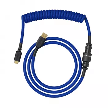 Suvyta USB laidas GLORIOUS mechaninėms klaviatūroms, GMMK Cobalt Blue GLO-KB-ACC-CBL-COIL-CBLU