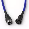 Suvyta USB laidas GLORIOUS mechaninėms klaviatūroms, GMMK Cobalt Blue GLO-KB-ACC-CBL-COIL-CBLU