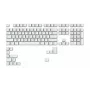 Triton Glorious Doubleshot Keycaps V2 klaviatūros klavišų gaubteliai — ABS, balti, suderinami su GMMK