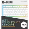 Glorious GMMK ABS Doubleshot V2 USA Base Kit klavišų dangteliai, balti
