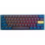 Ducky One 3 Daybreak Mini klaviatūra, skirta žaidimams, USB, vokiška, juoda, mėlyna, žalia