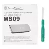 SSD korpusas Silverstone MS09