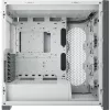 CORSAIR Icue 5000x RGB - Vidutinis ATX kompiuterio korpusas su grūdintu stiklu - Baltas