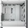 CORSAIR Icue 5000x RGB - Vidutinis ATX kompiuterio korpusas su grūdintu stiklu - Baltas