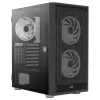 Aerocool GRAPHITEV3 kompiuterio korpusas su 3 ARGB 14 cm ventiliatoriais