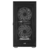 Aerocool GRAPHITEV3 kompiuterio korpusas su 3 ARGB 14 cm ventiliatoriais