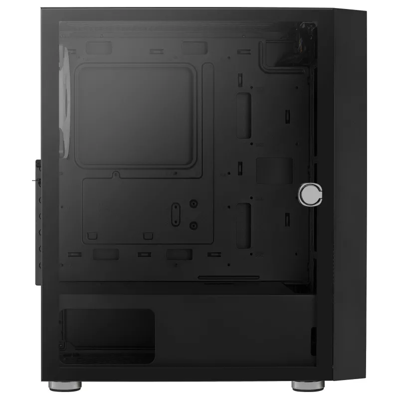 Aerocool GRAPHITEV3 kompiuterio korpusas su 3 ARGB 14 cm ventiliatoriais