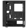Aerocool GRAPHITEV3 kompiuterio korpusas su 3 ARGB 14 cm ventiliatoriais