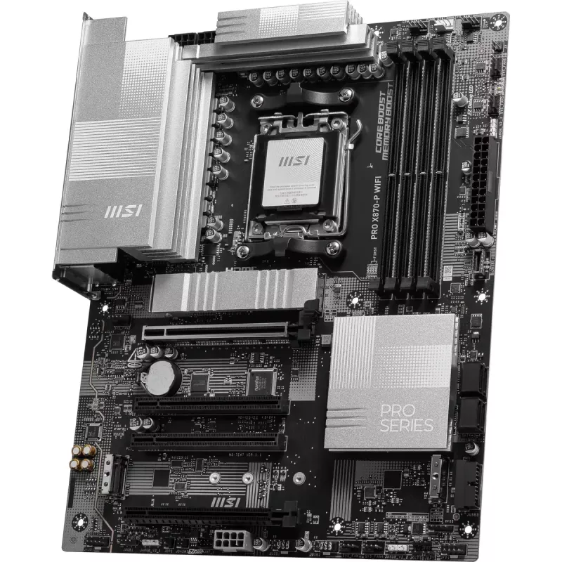 Motininė plokštė MSI PRO X870-P WIFI, AMD X870, Socket AM5, ATX