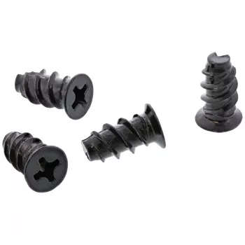 InLine ventiliatoriaus varžtai 5,0x10,0 mm juodi 50 vnt.