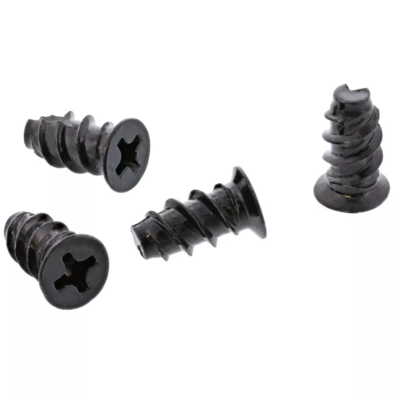 InLine ventiliatoriaus varžtai 5,0x10,0 mm juodi 50 vnt.